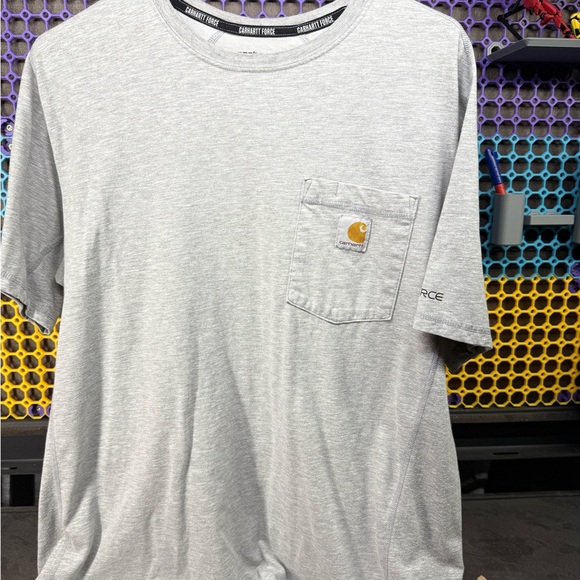 Carhartt Other - Carhartt Men's Light Gray Short Sleeve Tee